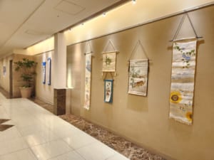手描き友禅タペストリー展の写真